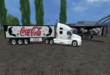 CocaCola Kenworth Cat Truck + Trailer12 v1.0 By Eagle355th