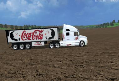 CocaCola Kenworth Cat Truck + Trailer12 v1.0 By Eagle355th