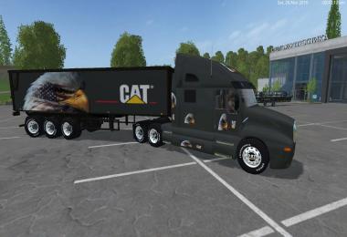 Eagle Eye Kenworth Cat Truck and Eagle Eye Semi Trailer By Eagle355th