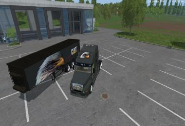 Eagle Eye Kenworth Cat Truck and Eagle Eye Semi Trailer By Eagle355th