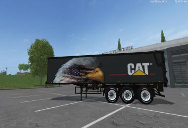 Eagle Eye Kenworth Cat Truck and Eagle Eye Semi Trailer By Eagle355th