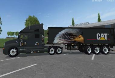 Eagle Eye Kenworth Cat Truck and Eagle Eye Semi Trailer By Eagle355th