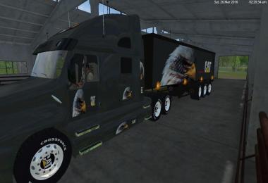 Eagle Eye Kenworth Cat Truck and Eagle Eye Semi Trailer By Eagle355th