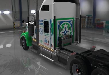 UNCLE D LOGISTICS ALL STAR DJ SERVICE KENWORTH W900 SKIN