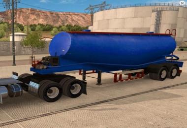 Blue Cement Trailer