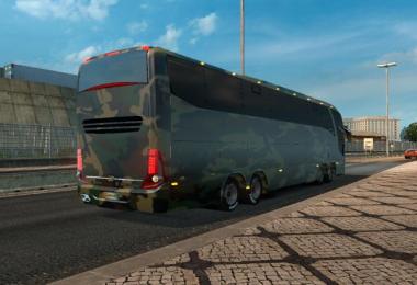 Bus Marcopolo G7 1600LD Camouflage Skin 1.22