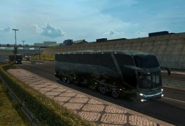 Bus Marcopolo G7 1600LD Camouflage Skin 1.22