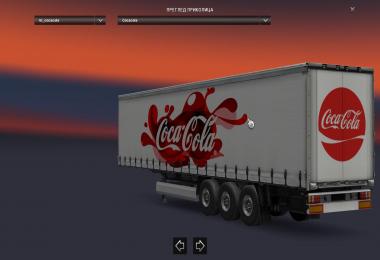 Coca cola trailer skin 1.22 1