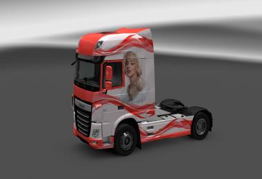 DAF XF E6 Marylin Monroe Skin