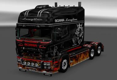 Fire Skin for RJL SCANIA R Longline v2.0