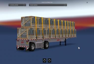 Fontaine Phantom Flatbed Trailers reworked by Solaris36