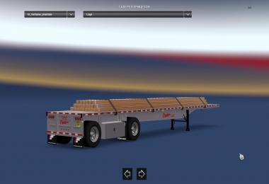 Fontaine Phantom Flatbed Trailers reworked by Solaris36