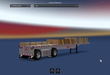 Fontaine Phantom Flatbed Trailers reworked by Solaris36