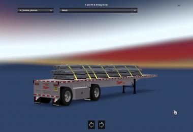 Fontaine Phantom Flatbed Trailers reworked by Solaris36