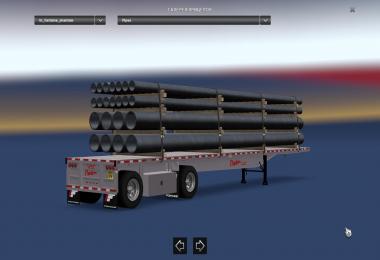 Fontaine Phantom Flatbed Trailers reworked by Solaris36