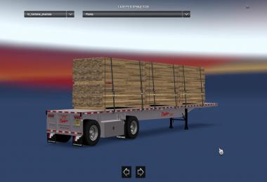 Fontaine Phantom Flatbed Trailers reworked by Solaris36