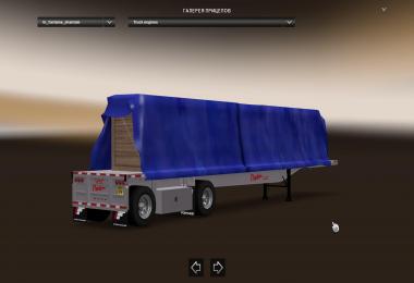 Fontaine Phantom Flatbed Trailers reworked by Solaris36