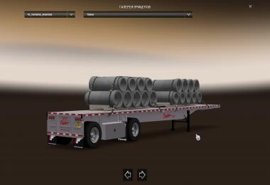 Fontaine Phantom Flatbed Trailers reworked by Solaris36