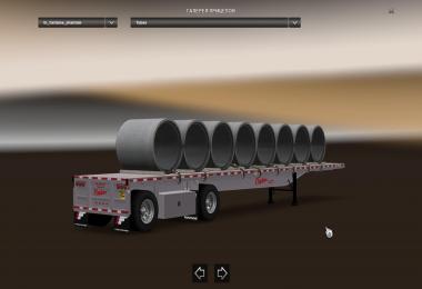 Fontaine Phantom Flatbed Trailers reworked by Solaris36