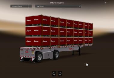 Fontaine Phantom Flatbed Trailers reworked by Solaris36