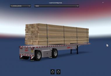 Fontaine Phantom Flatbed Trailers reworked by Solaris36