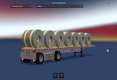 Fontaine Phantom Flatbed Trailers reworked by Solaris36