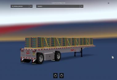 Fontaine Phantom Flatbed Trailers reworked by Solaris36