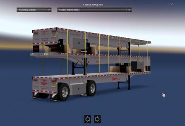 Fontaine Phantom Flatbed Trailers reworked by Solaris36