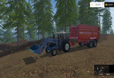 Ford 6640 With front loader v1