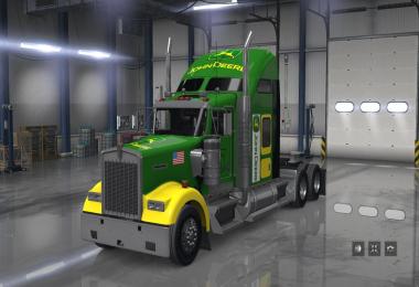 John Deere skin for  SCS Kenworth W900 v1.0