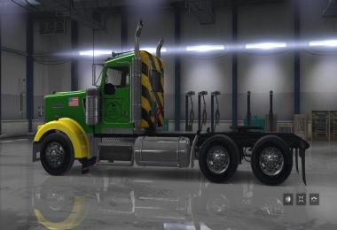 John Deere skin for  SCS Kenworth W900 v1.0