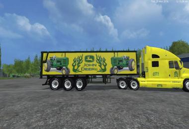 John Deere KW CatTruck and John Deere Semi Trailer By Eagle355th