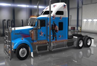 Kenworth W900 Captain America