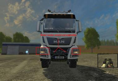 MAN TGS 41570 8x8 heavy duty agricultural v3.0