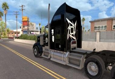 Metallica Kenworth W900 skin v1