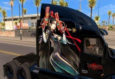 Peterbilt 579 Bayonetta skin