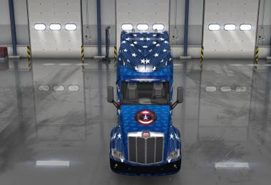 Peterbilt 579 Captain America Skin