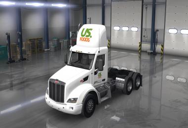 Peterbilt 579 DayCab US Foods Skin