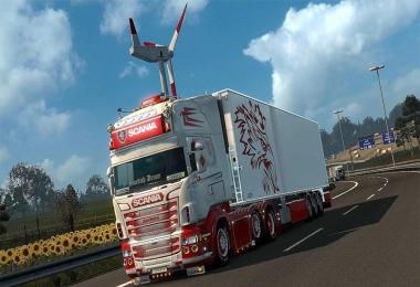 Scania Truck and Chereau Trailer + Accessory