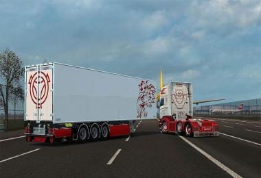 Scania Truck and Chereau Trailer + Accessory