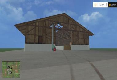 Shed with hay blower v2.0