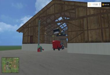 Shed with hay blower v2.0