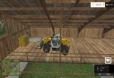 Shed with hay blower v2.0