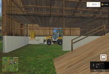 Shed with hay blower v2.0