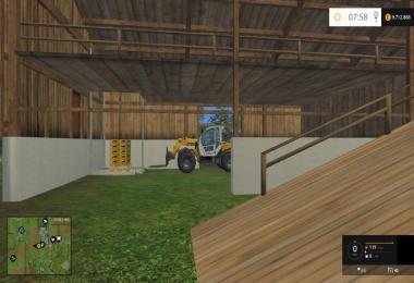 Shed with hay blower v2.0