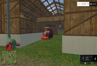 Shed with hay blower v2.0