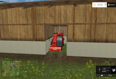 Shed with hay blower v2.0