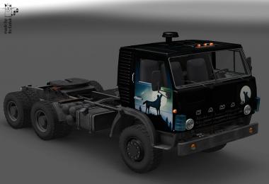 Skin Howl at the moon for Kamaz 4410-6450