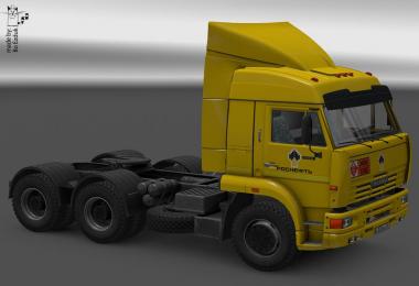 Skin pack 5 fuel companies for Kamaz 6460 1.22.x