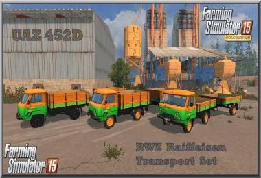 UAZ 452D RWZ Raiffeisen Transport Set v1.0